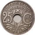 Франция 25 сантимов 1925 год