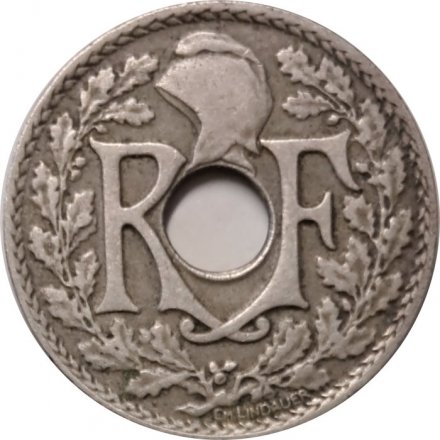 Франция 25 сантимов 1925 год