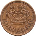 Дания 50 эре 1990 год
