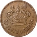 Дания 50 эре 1990 год