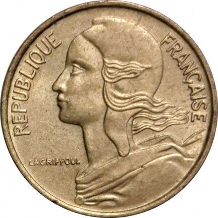 Франция 5 сантимов 1970 год - Марианна
