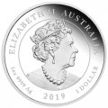 Австралия 1 доллар 2019 год - 50 лет с момента высадки на Луну