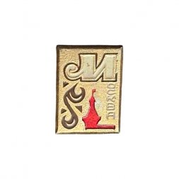 Значок Москва. Башня. Узор