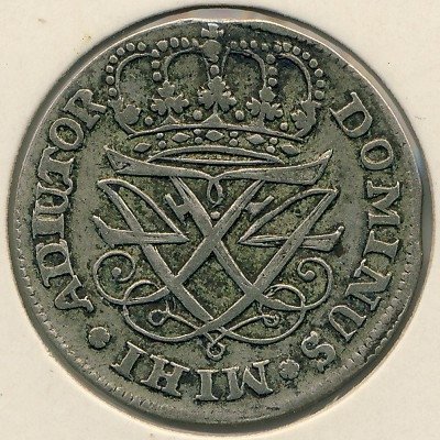 Дания 12 скиллингов 1716 год