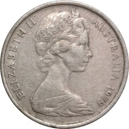 Австралия 5 центов 1973 год - Ехидна