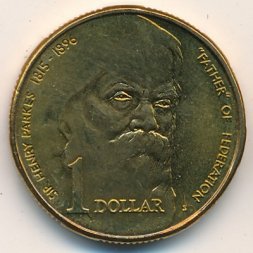 Австралия 1 доллар 1996 год