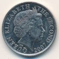 Джерси 10 пенсов 2007 год