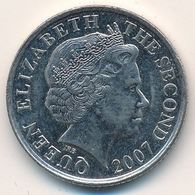 Джерси 10 пенсов 2007 год