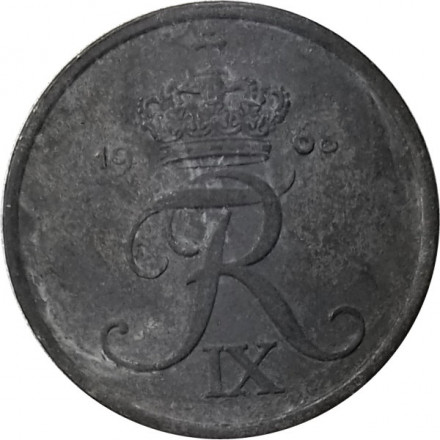 Дания 1 эре 1968 год - Король Фредерик IX