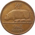 Ирландия 1/2 пенни 1966 год