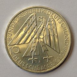 ФРГ 10 марок 1996 год