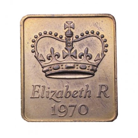 Жетон монетного двора Великобритания Elizabeth R Royal Mint 1970 год