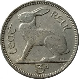 Ирландия 3 пенса 1961 год