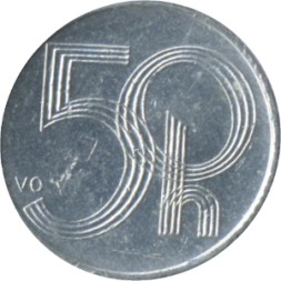 Чехия 50 геллеров 2007 год