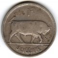 Ирландия 1 шиллинг 1928 год - Бык