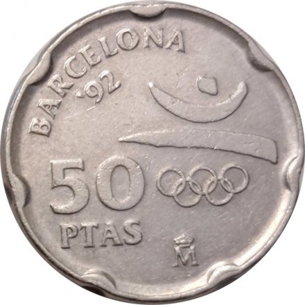 Испания 50 песет 1992 год - Дом Каса-Мила