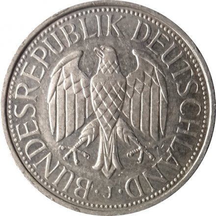 ФРГ 1 марка 1992 год (J)