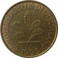 ФРГ 10 пфеннигов 1995 год (A)