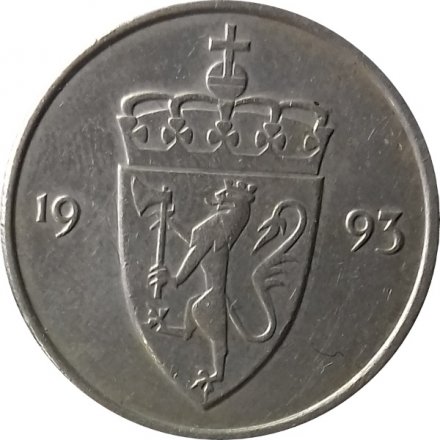 Норвегия 50 эре 1993 год