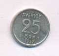 Швеция 25 эре 1957 год
