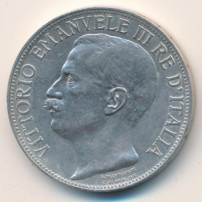 Италия 2 лиры 1911 год
