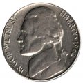 США 5 центов 1962 год - Томас Джефферсон (D)