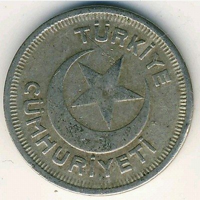Турция 1 куруш 1936 год