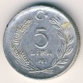 Турция 5 лир 1982 год