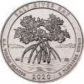 США 25 центов 2020 год - Национальный исторический парк и экологический заповедник Бухта Солёной реки, 53-й парк (P)