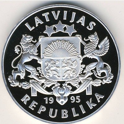 Латвия 1 лат 1995 год
