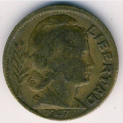 Аргентина 10 сентаво 1947 год