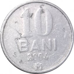 Молдавия 10 бани 2004 год - Герб