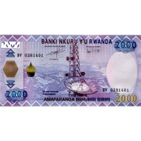 Руанда 2000 франков 2014 год - Кофе UNC