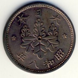 Япония 1 сен 1933 (Yr. 8) год - Хирохито (Сёва)