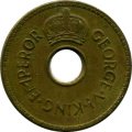 Фиджи 1 пенни 1942 год