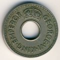 Фиджи 1/2 пенни 1941 год