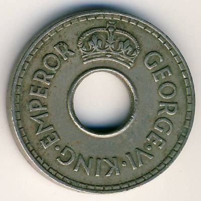 Фиджи 1/2 пенни 1941 год