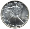 США 1 доллар 1988 год - Шагающая свобода (без отметки МД)