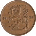 Финляндия 10 пенни 1939 год