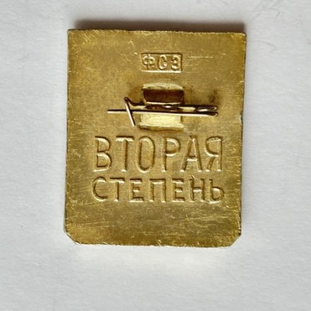 Значок. Готов к защите родины. Вторая степень