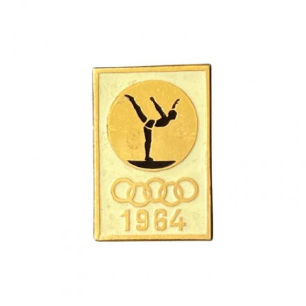 Значок Олимпиада 1964. Токио. Гимнастика