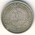 Британский Гондурас 10 центов 1919 год