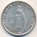 Гватемала 1/4 кетсаля 1946 год