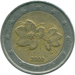 Финляндия 2 евро 2002 год - Морошка