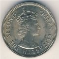 Сейшелы 1/2 рупии 1967 год