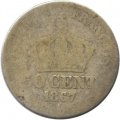 Франция 50 сантимов 1867 год (A) - F