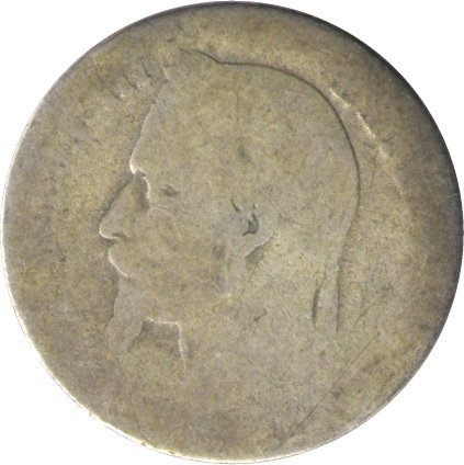 Франция 50 сантимов 1867 год (A) - F