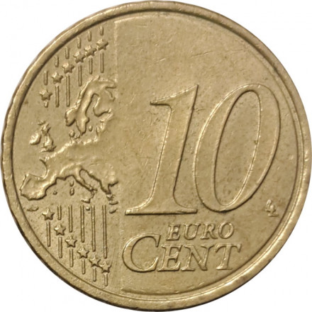 Австрия 10 евроцентов 2011 год
