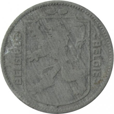 Бельгия 1 франк 1943 год BELGIQUE - BELGIE - F