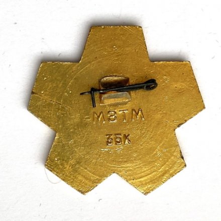Значок. Чемпионат мира. Современное пятиборье. Москва 1974 (тип 2)